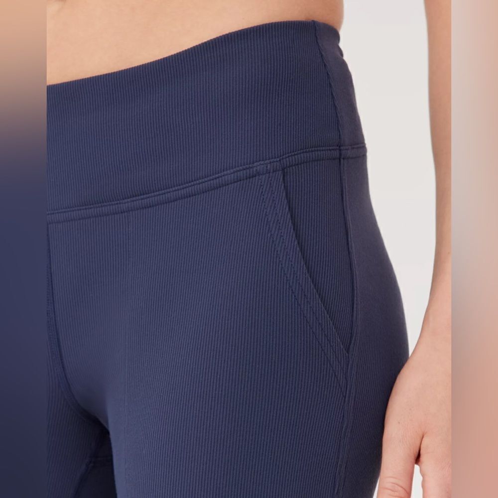 NWT Outdoor Voices Rib Kick Flare Rain rare XXS Athleisure Pants - Picture 4 of 9